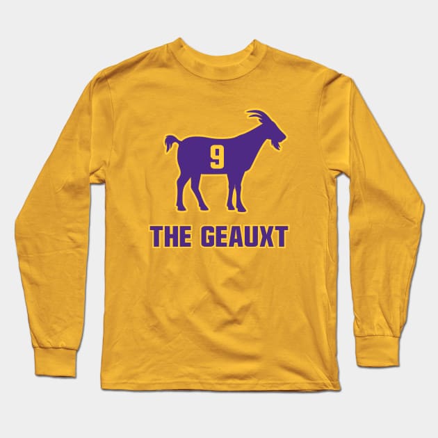 The Geauxt - Gold Long Sleeve T-Shirt by KFig21